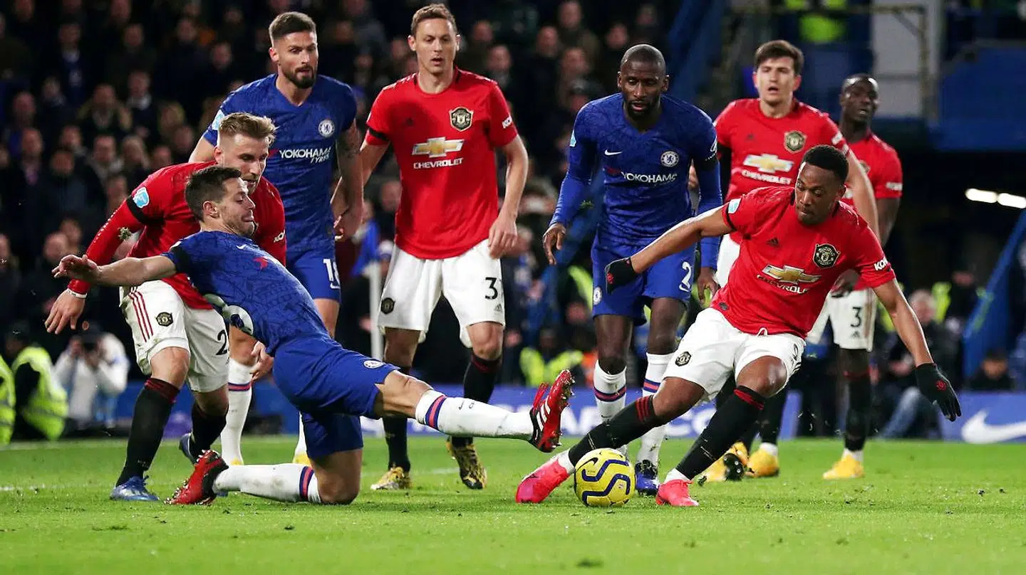 Manchester United vandt mandag aften med 2-0 mod Chelsea på udebane.