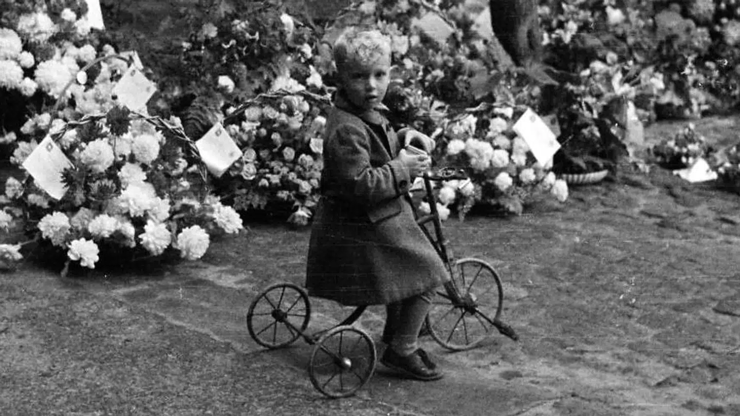 Enlille prins Ingolf på Sorgenfri slot.