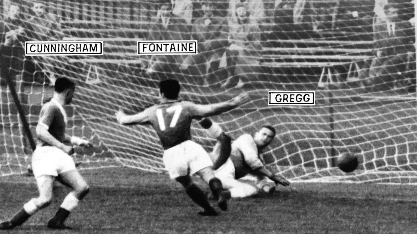 Harry Gregg stod for Manchester United i ni år.
