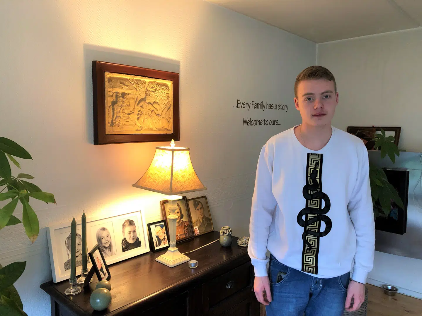 17-årige Marcus Alexander Aroli i sit hjem i Taastrup