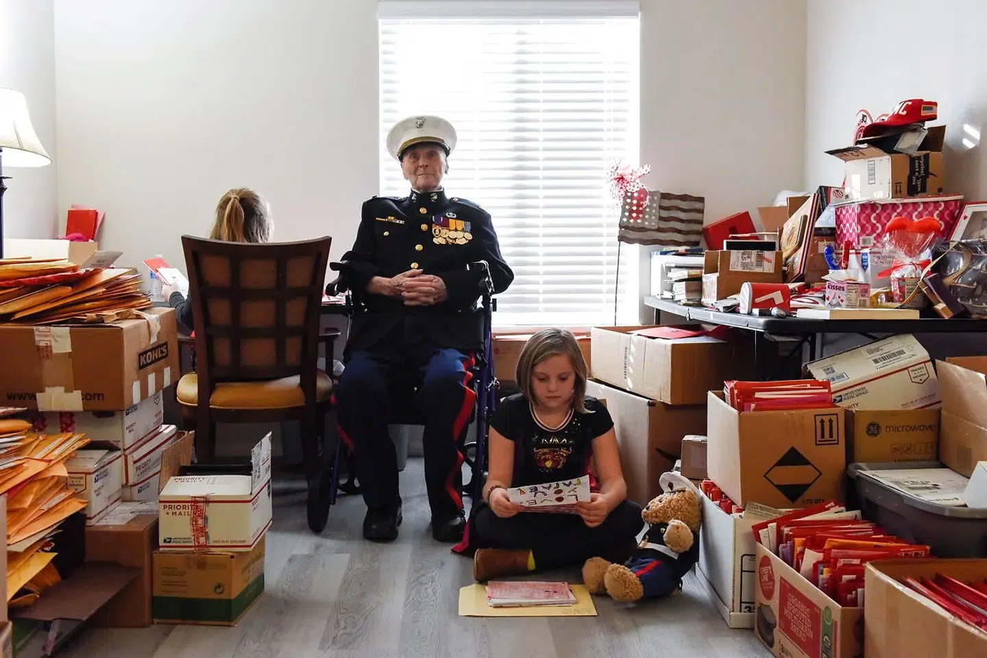 Bill White har modtaget intet mindre end 140.000 valentinsdagshilsner fra hele USA.