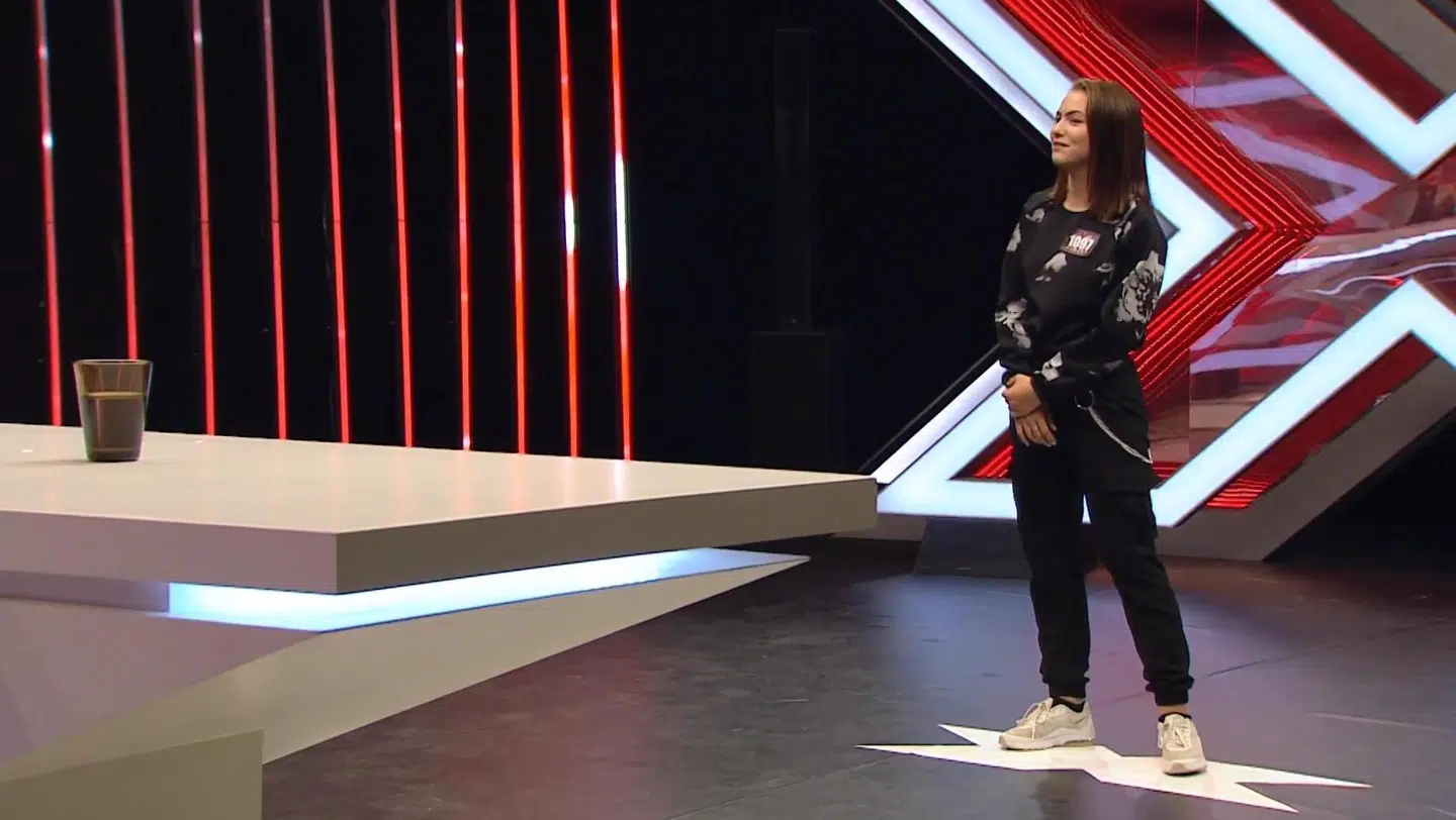 Mathilde under sin indledende audition. Nu er hun gået videre til liveshowene.