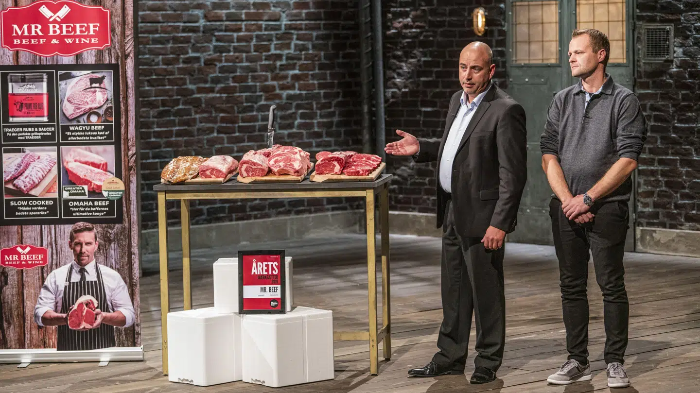 Ole Østbjerg og Bjørn Lundsgaard står bag virksomheden MrBeef.dk.