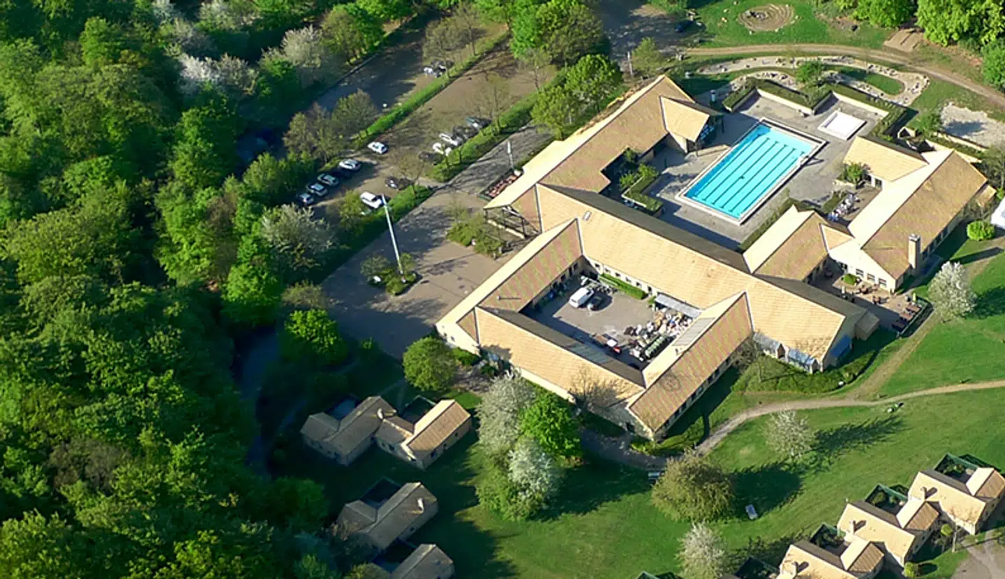 Feriecentret Sund og Skov set oppefra. Foto: Sund og Skov.