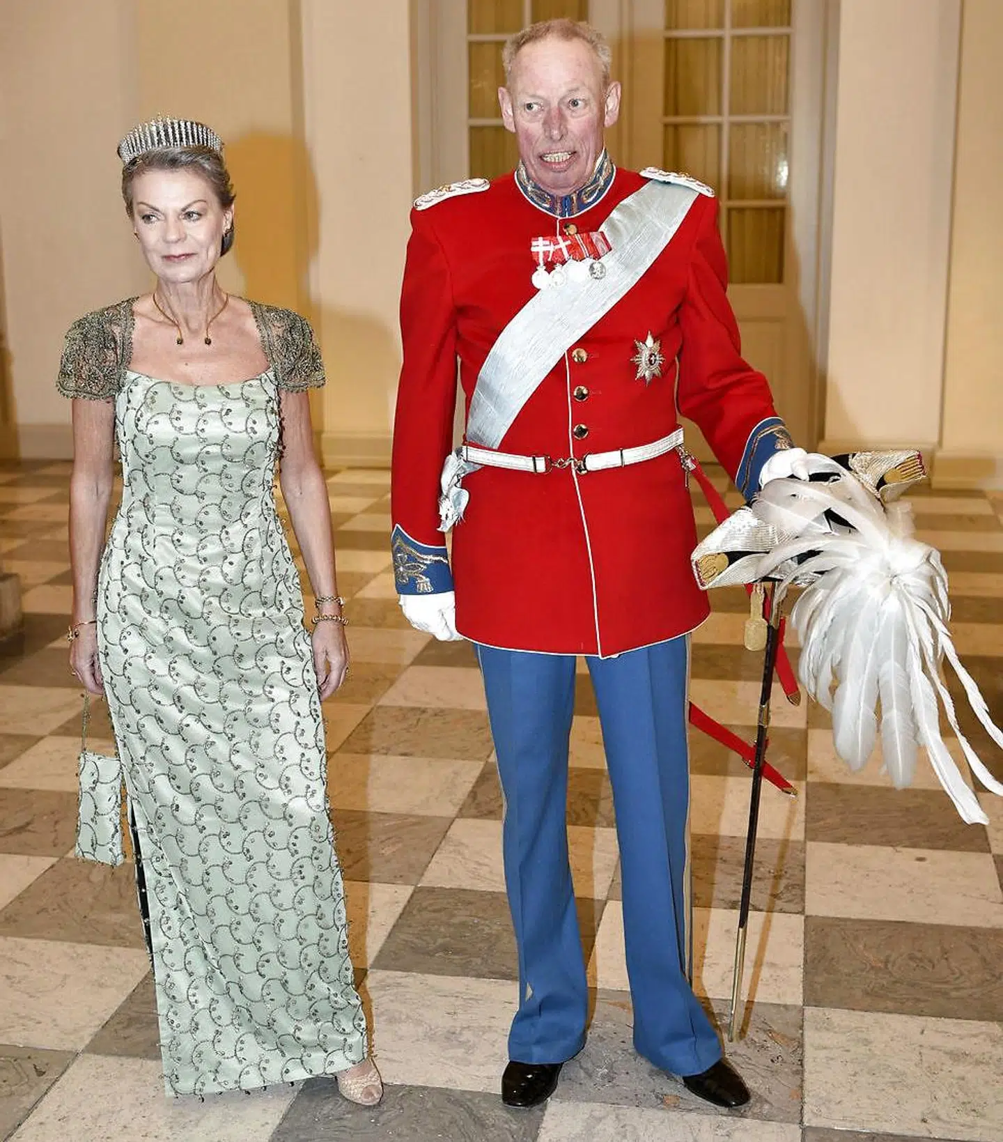 ARKIVFOTO af grev Ingolf og grevinde Sussie.
