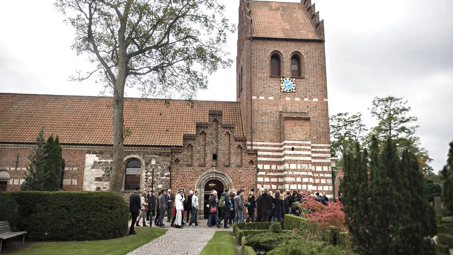 Gladsaxe kirke. Genrefoto.
