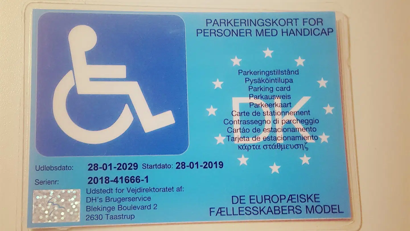 Handicapkortet.