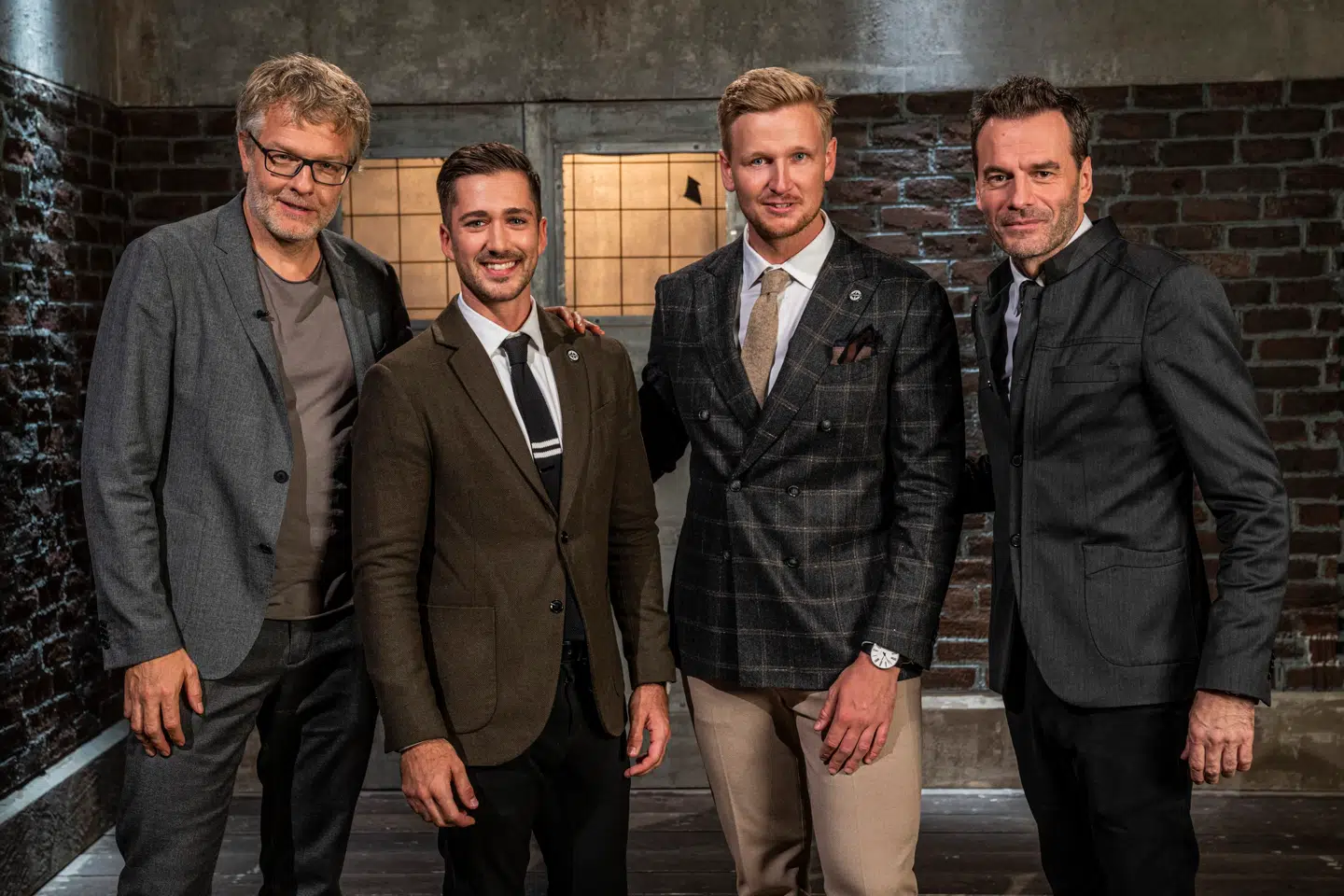 Jan Lehrmann og Jesper Buch med Citatplakat.dk-drengene de investerede i.