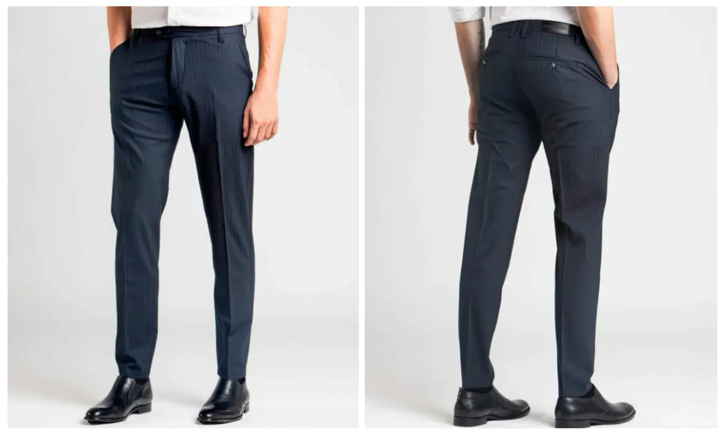 Behagelige og klassiske habitbukser fra Shaping new tomorrow