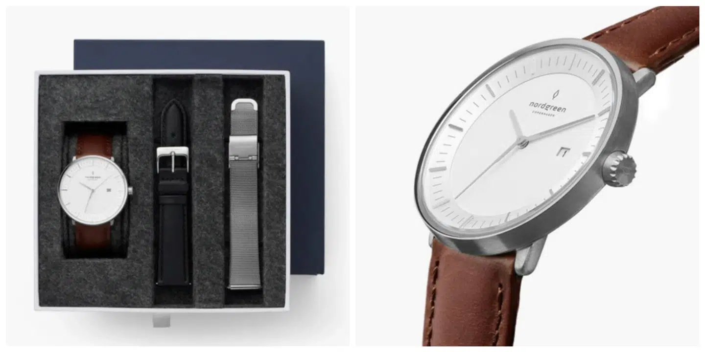 Lækkert klassisk herreur til dit businesslook med forskellige remme.