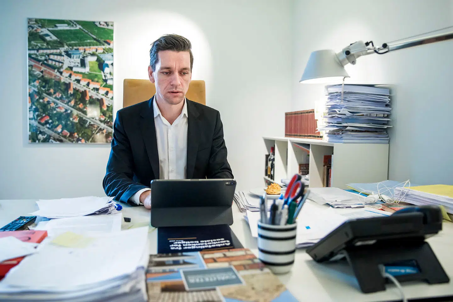 Boligminister Kaare Dybvad fotograferet ved Boligministeriet.