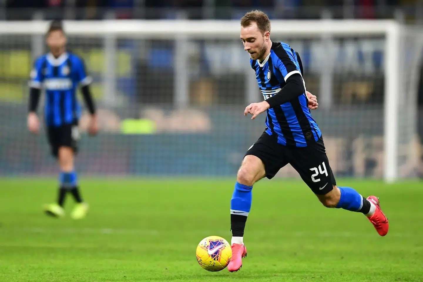 Christian Eriksen fik debut i Inter-trøjen allerede dagen sin præsentation i Milano.