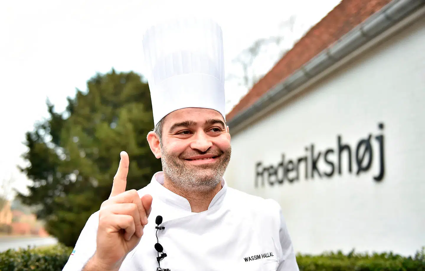 Wassim Hallal foran sin restaurant. (Arkivfoto)