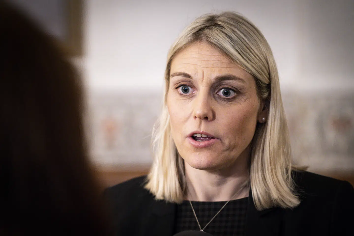 Forsvarsminister Trine Bramsen (S) står fast ved tørklædeforbud i Forsvaret. (Arkivfoto) Niels Christian Vilmann/Ritzau Scanpix