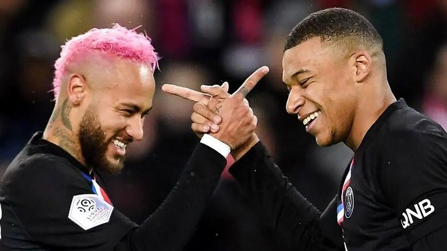 Kylian Mbappé og Neymar.