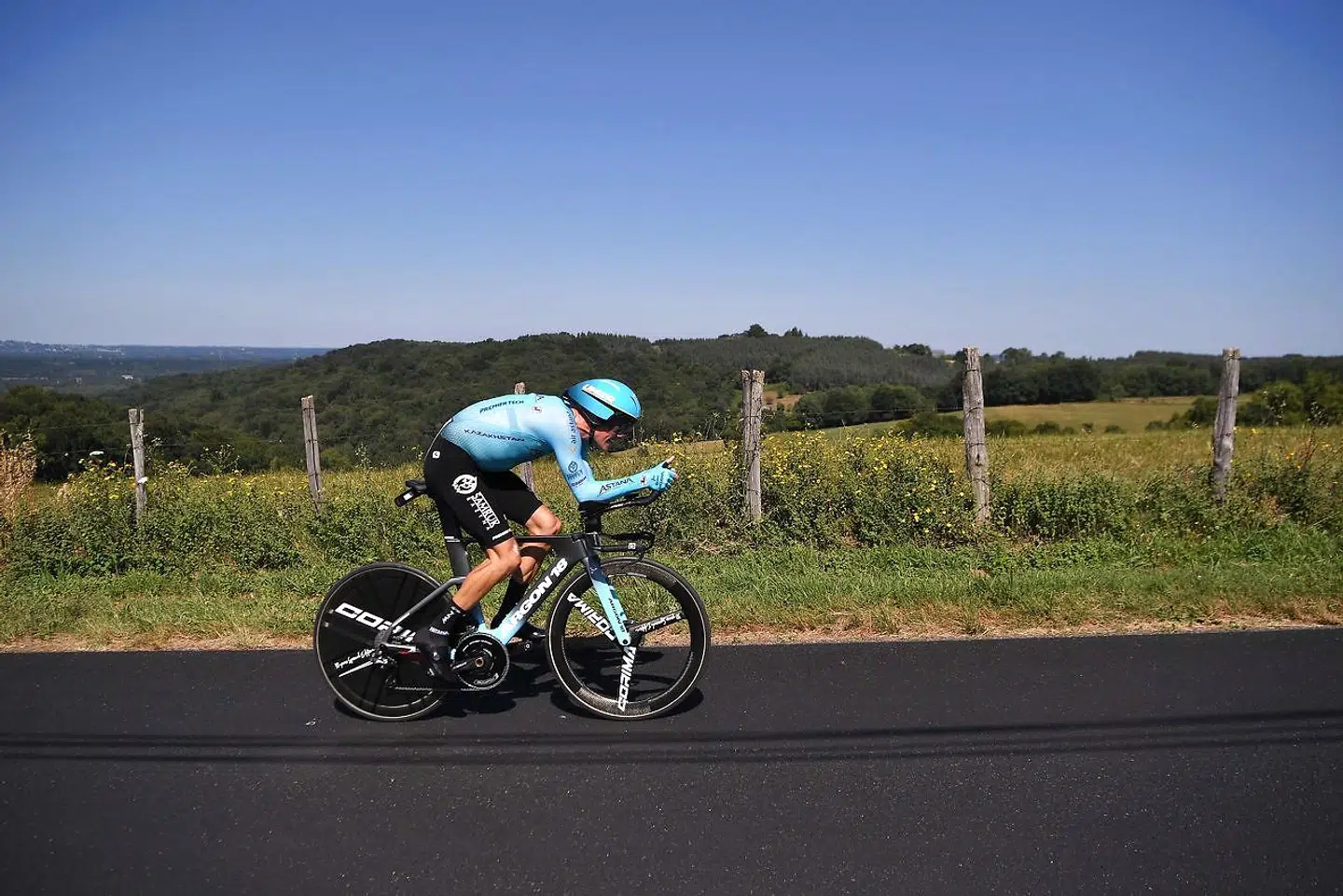 Jakob Fuglsang under 13. etape af Tour de France 2019.