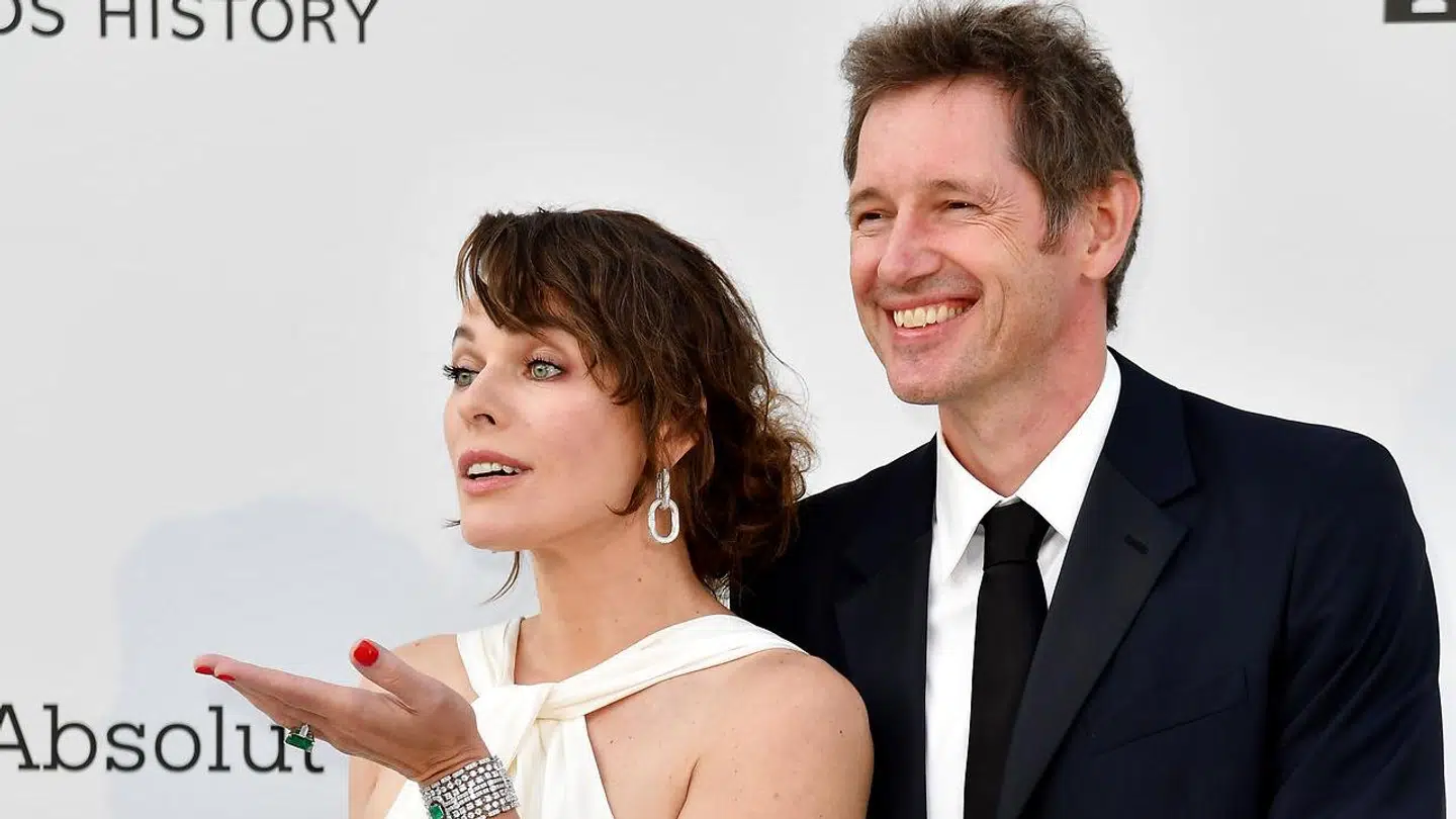 Milla Jovovich med hendes mand, filminstruktøren Paul W. S. Anderson.