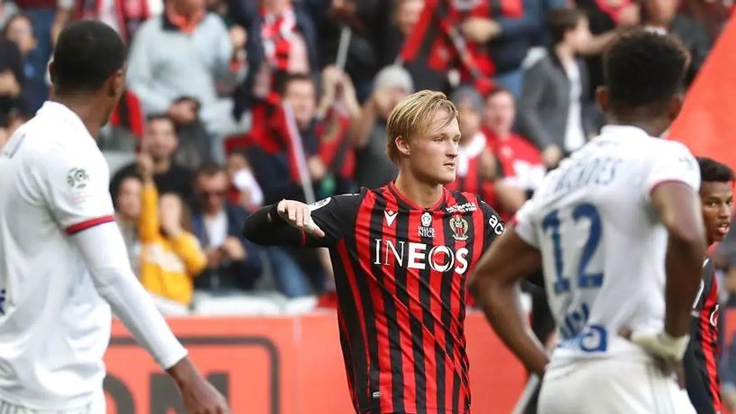 Dolberg kunne lade sig hylde for sin præstation mod Lyon.