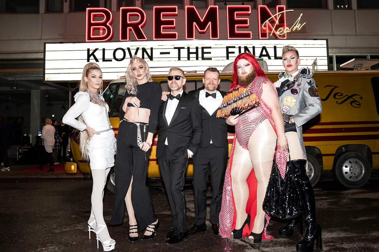Frank Hvam og Casper Christensen til premieren på 'Klovn The Final'.