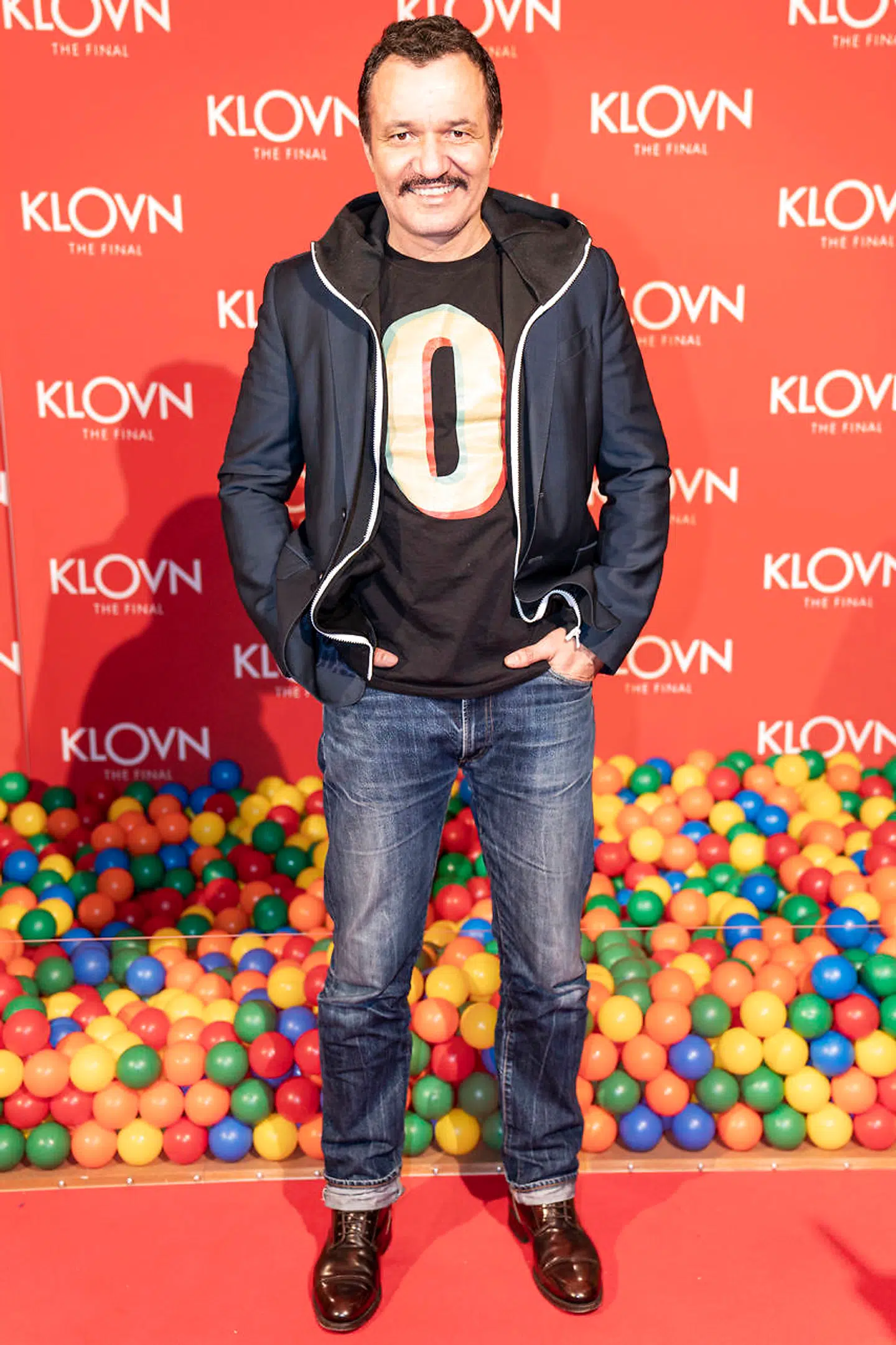 Michael Carøe på den røde løber til gallapremiere på filmen 'Klovn The Final', i Bremen Teater onsdag den 29. januar 2020.