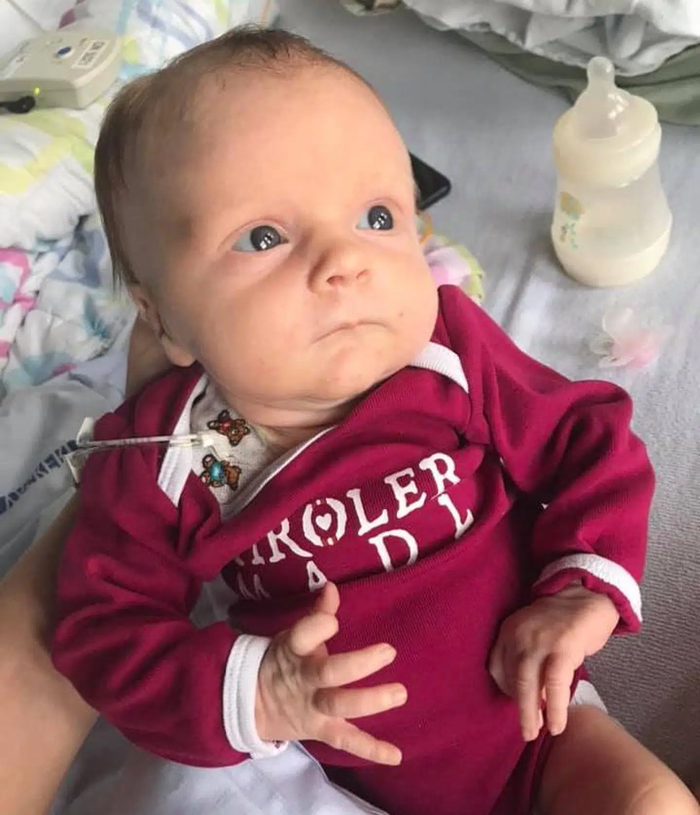 Aila blev født 10. december og har næsten lige siden tilbragt sit liv på hospitalet.