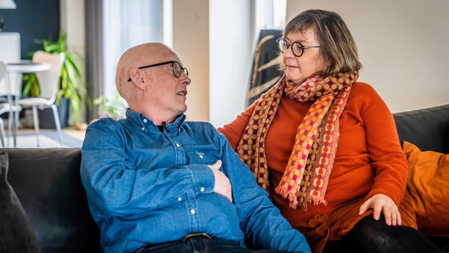 Henning sammen med sin hustru. Foto: Rasmus Laurvig/Byrd.