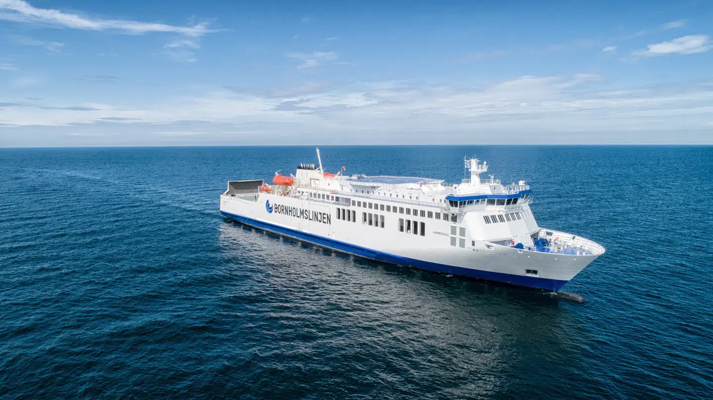 Det var denne færge, Karen Rolighed var med.