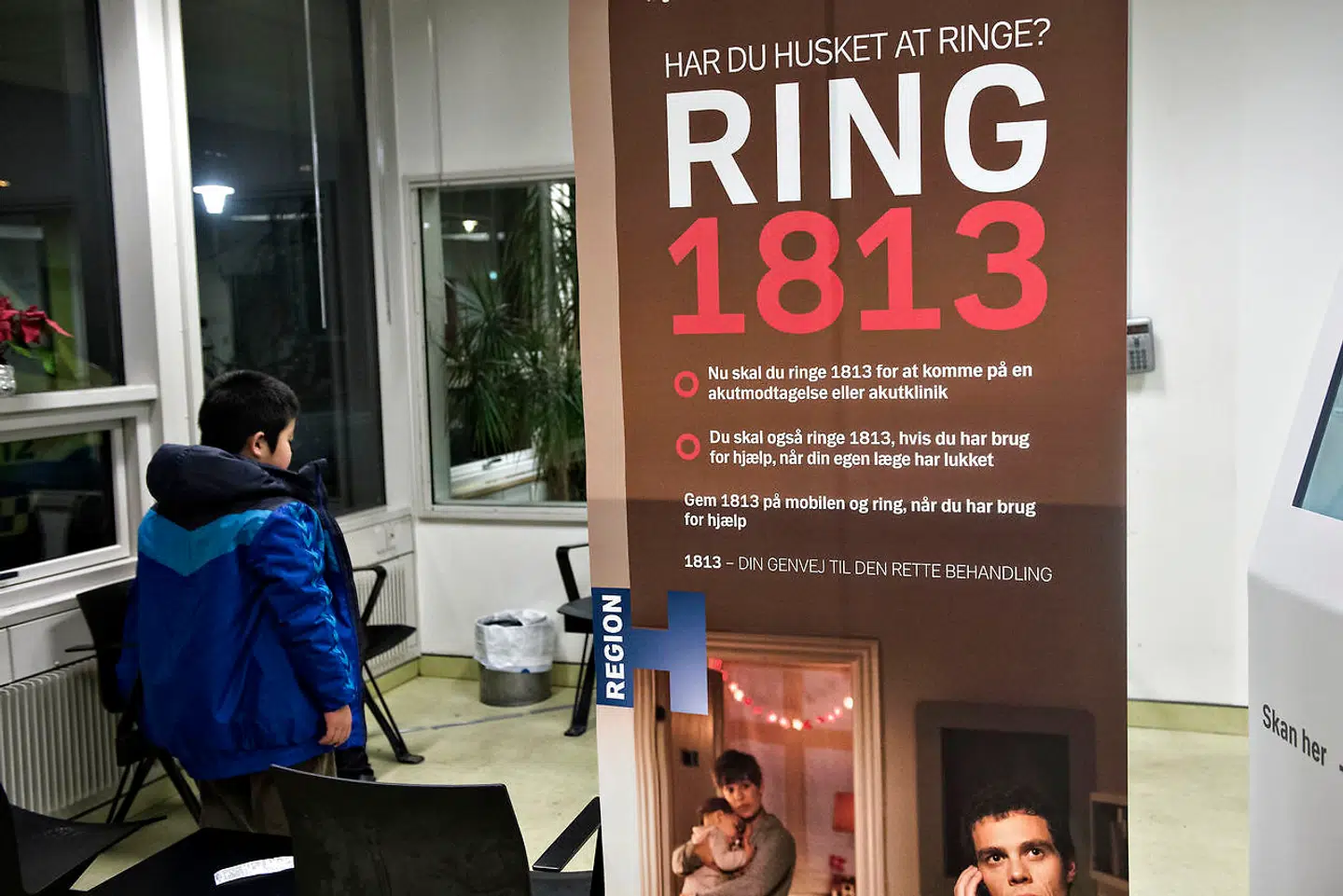 Der var lang ventetid på at komme igennem til akuttelefonen 1813 i juleferien, og der var langt fra nok læger og sygeplejersker på arbejde, viser nye tal fra regionen. (Foto: Jens Nørgaard Larsen/Scanpix 2017)