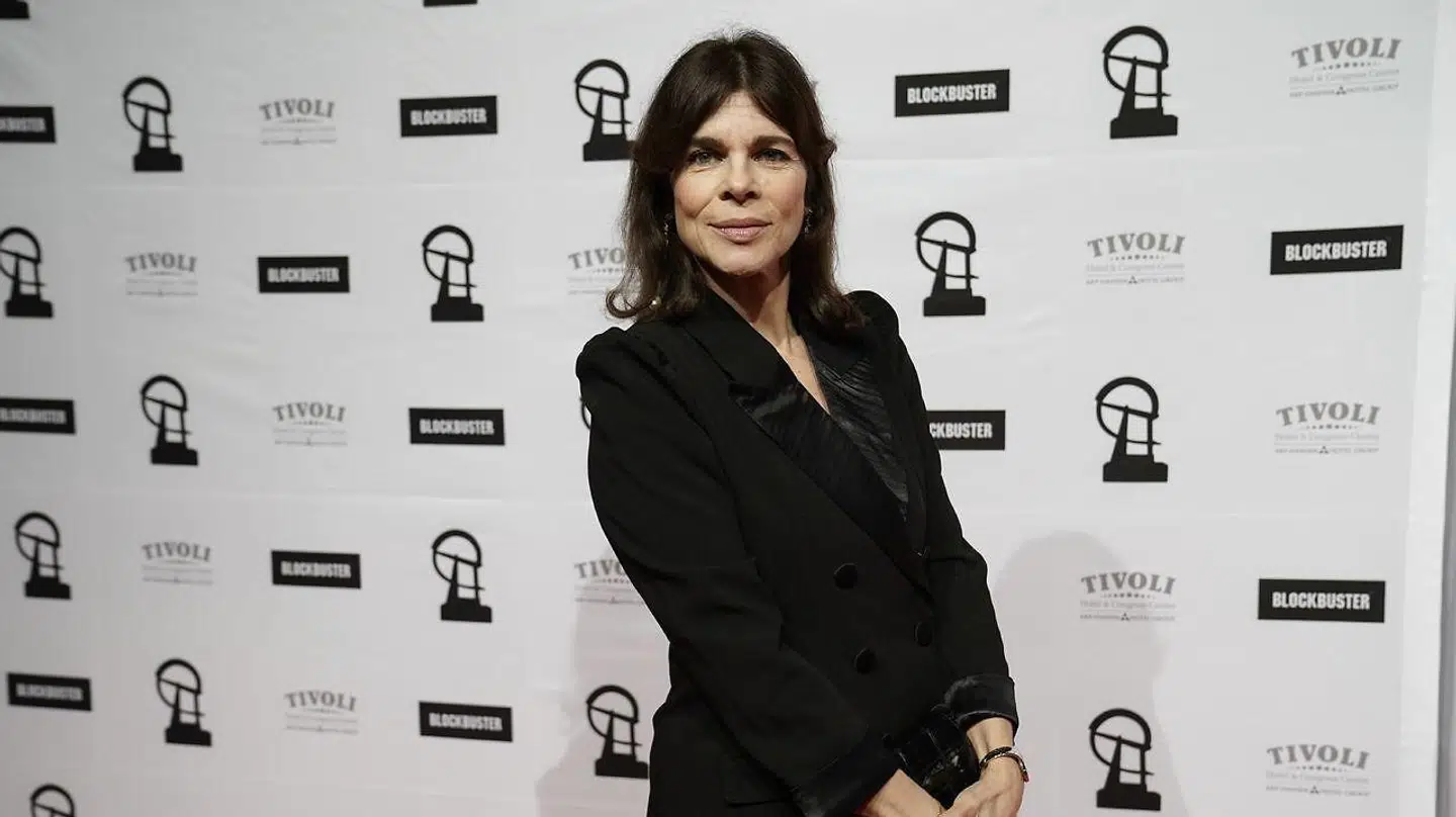 Ellen Hillingsø på den røde løber ved dette års udgave af Robert-prisuddelingen.