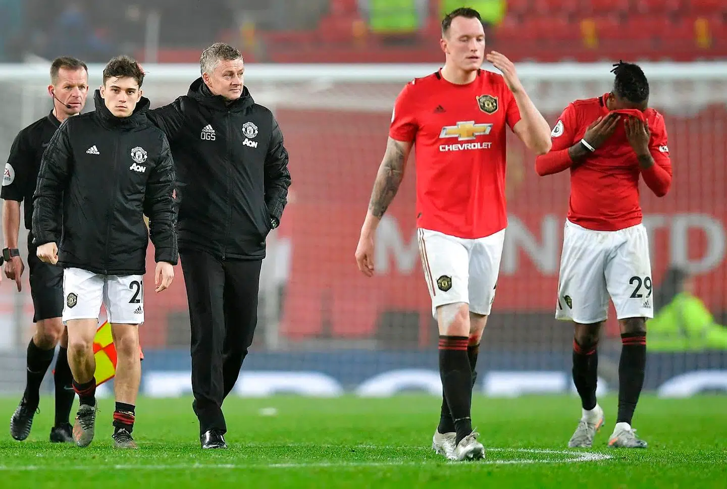 Skuffelse i Manchester United-lejren efter nederlaget til Burnley.