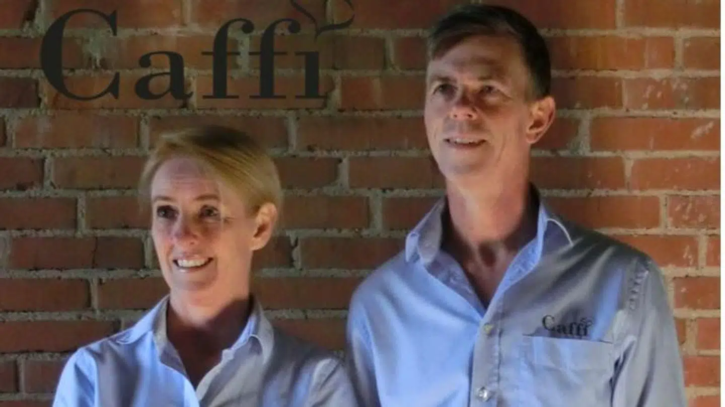 Ann Sofie Forssling og Jakob Forssling står bag virksomheden Caffi.