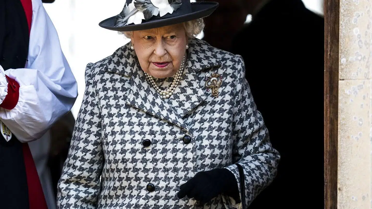 Dronning Elizabeth var til gudstjeneste i St. Mary the Virgin church i Hillington, Norfolk, tidligere på ugen. (Foto: Scanpix)