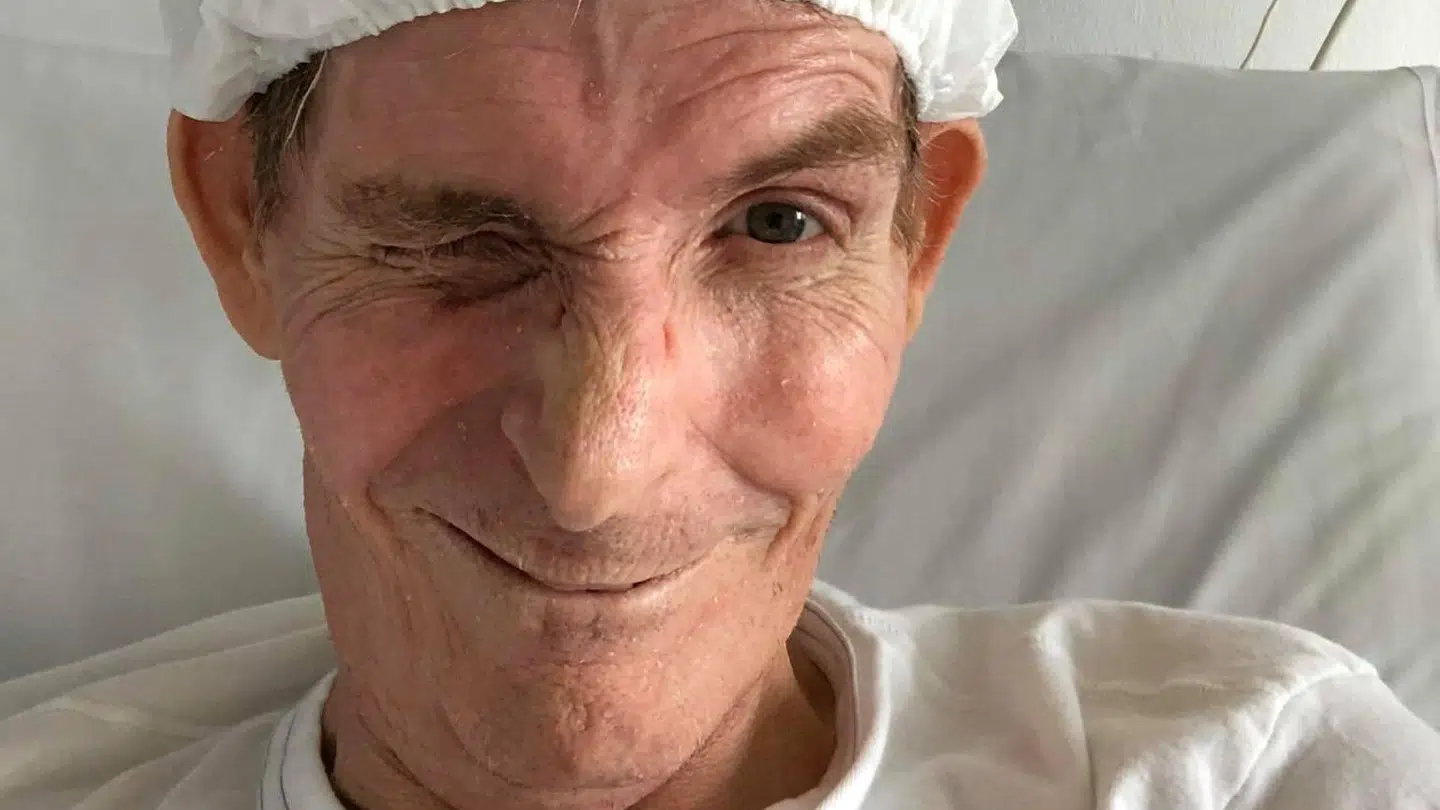 Henrik Vind inden en operation på Odense Universitetshospital.