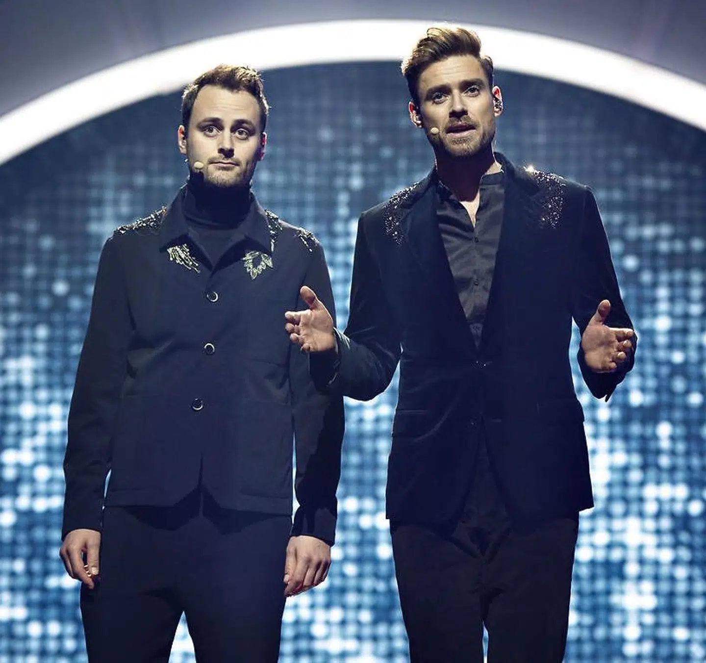 Sidste år var Kristian Gintberg og Johannes Nymark værter ved dansk Melodi Grand Prix i Boxen i Herning.