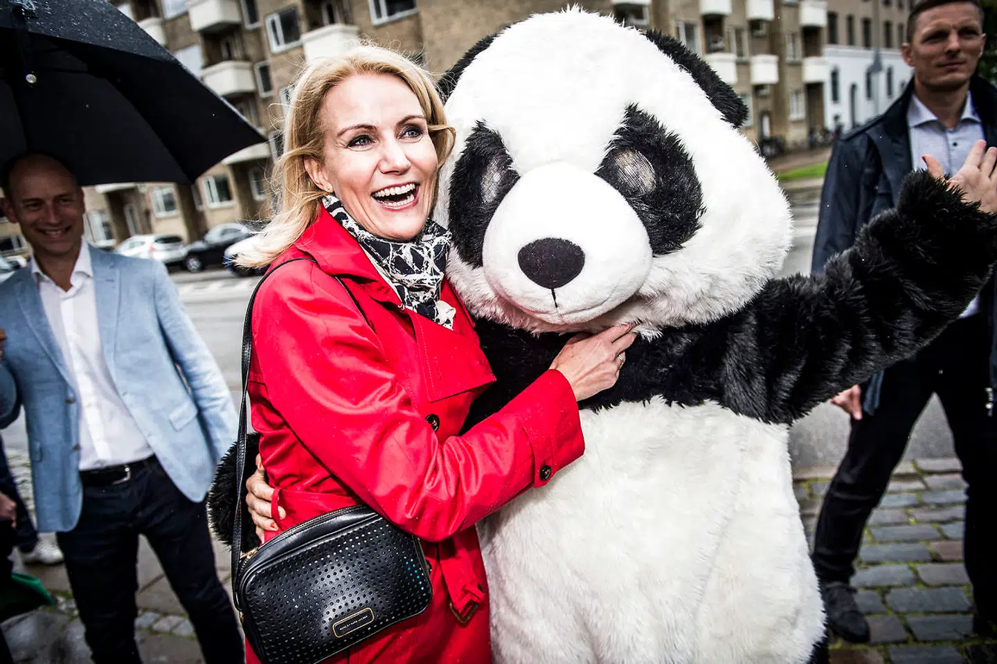 Helle Thorning-Schmidt ved folketingsvalget i 2015.