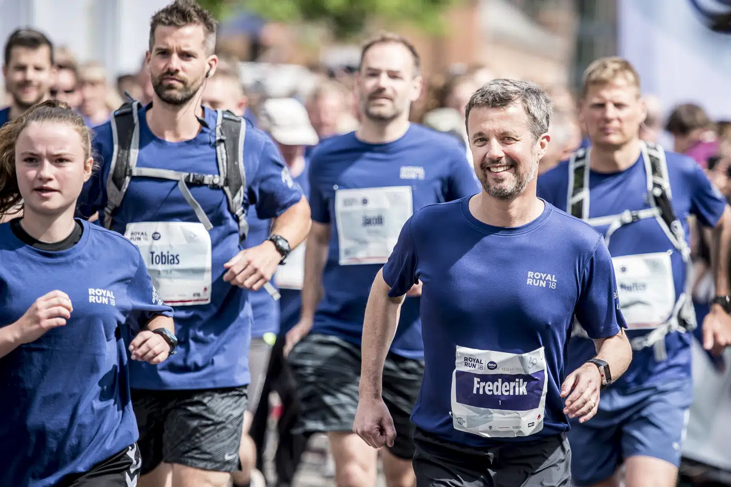 Kronprins Frederik stiller til start, når der løbes Royal Run 28. maj i den grønlandske hovedstad, Nuuk. (Arkivfoto). Mads Claus Rasmussen/Ritzau Scanpix