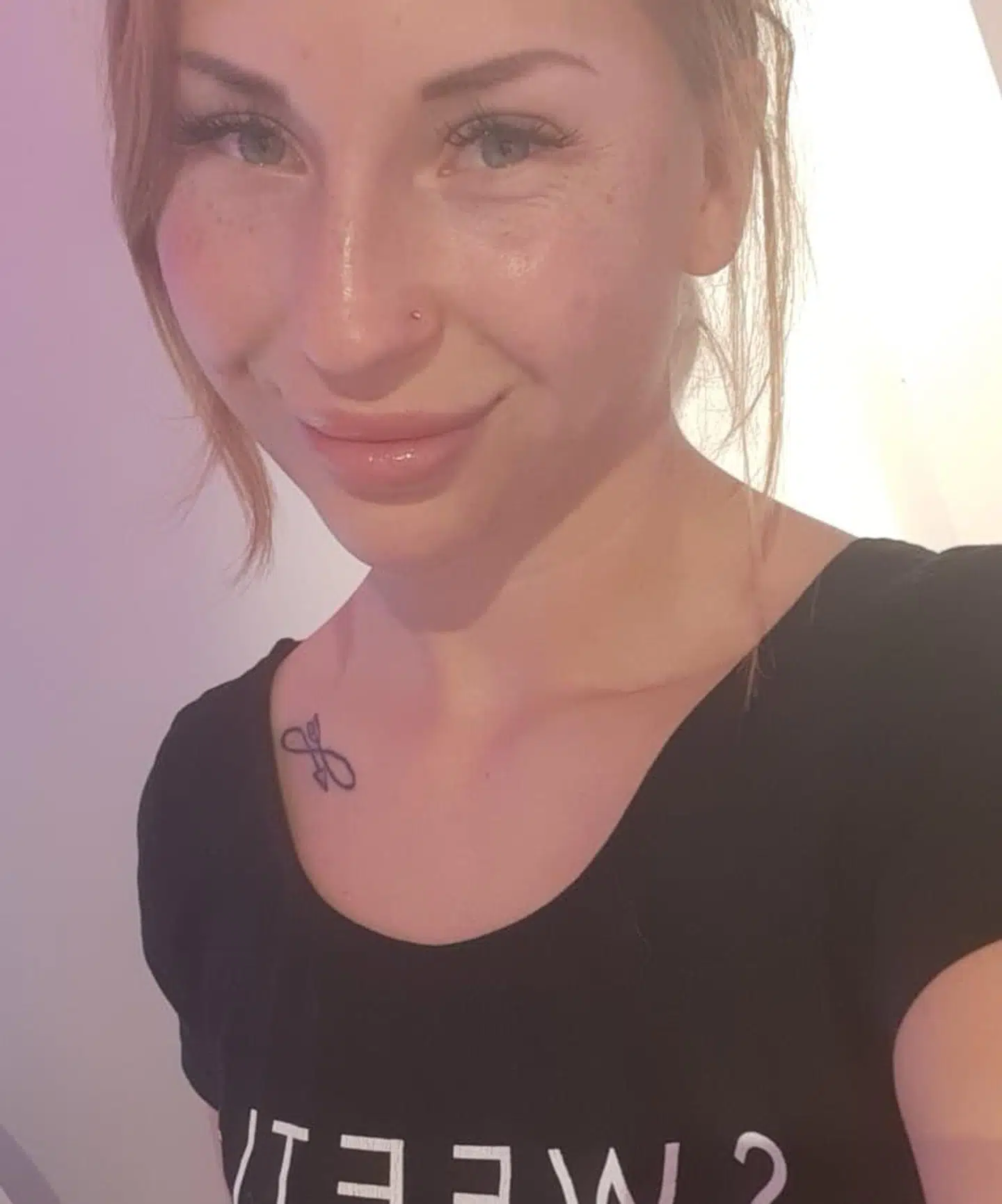 Sabine Nielsen, veninde til Mick.