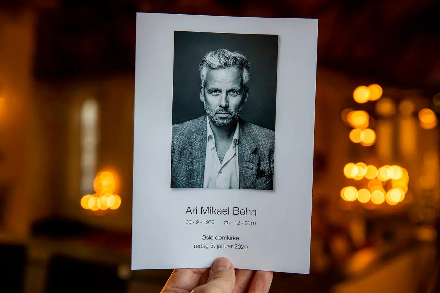 ARKIVFOTO af Ari Behn.