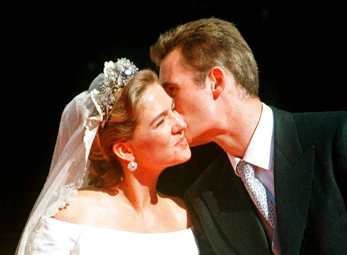 Prinsesse Cristina og Inaki Urdangarin fotograferet ved brylluppet i 1997, mens de stadig havde det spanske folks opbakning.
