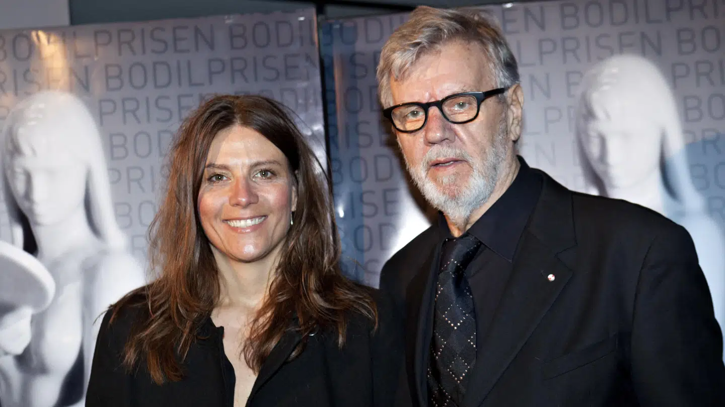 Tanja Grunwald med sin afdøde far, Morten Grunwald, der er bedst kendt for sin rolle Benny i Olsen Banden-filmene.