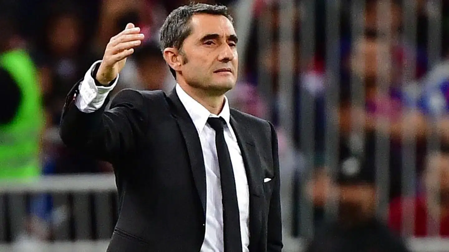 Frustreret Ernesto Valverde torsdag aften i Saudiarabien.