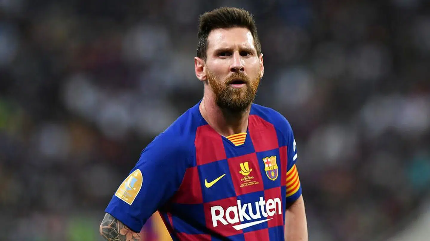 Soccer Football - Spanish Super Cup - Semi Final - FC Barcelona v Atletico Madrid - King Abdullah Sports City, Jeddah, Saudi Arabia - January 9, 2020 Barcelona's Lionel Messi REUTERS/Waleed Ali