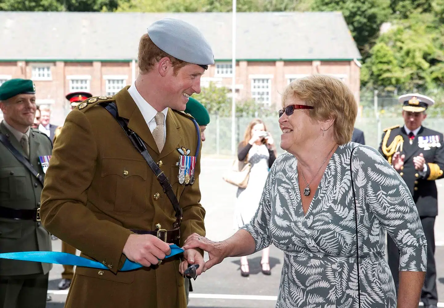 Harry, da han åbnede den royale marine i 2013.