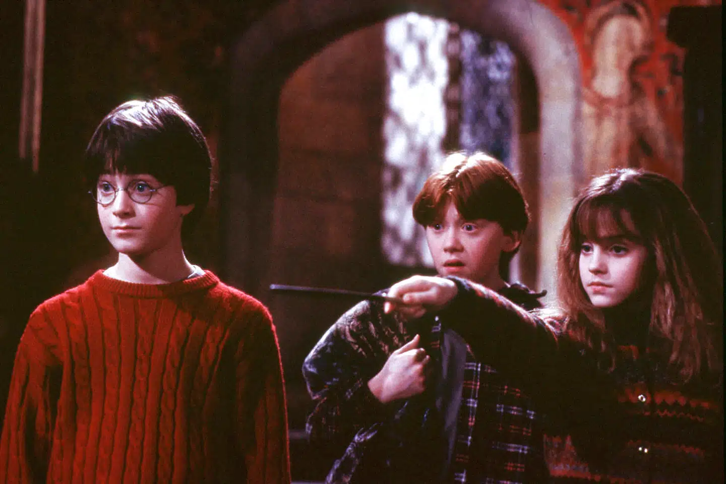 Emma Watson som Hermione i den første film om troldsmandslærlingen Harry Potter. Foto: REUTERS/Peter Mountain/Warner Bros.