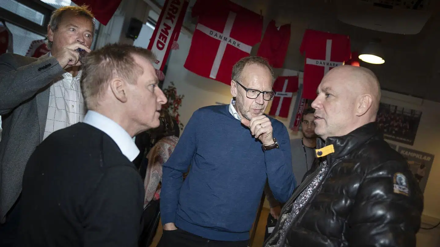 TV 2 holder pressemøde på deres nye programserie Kampklar tirsdag den 7. januar 2019. Serien samler et hold af gamle landsholsspillere som Bjørn Kristensen, Martin Johansen Ole Kjær og Frank Pingel , og giver dem tre måneder til at blive kampklare.