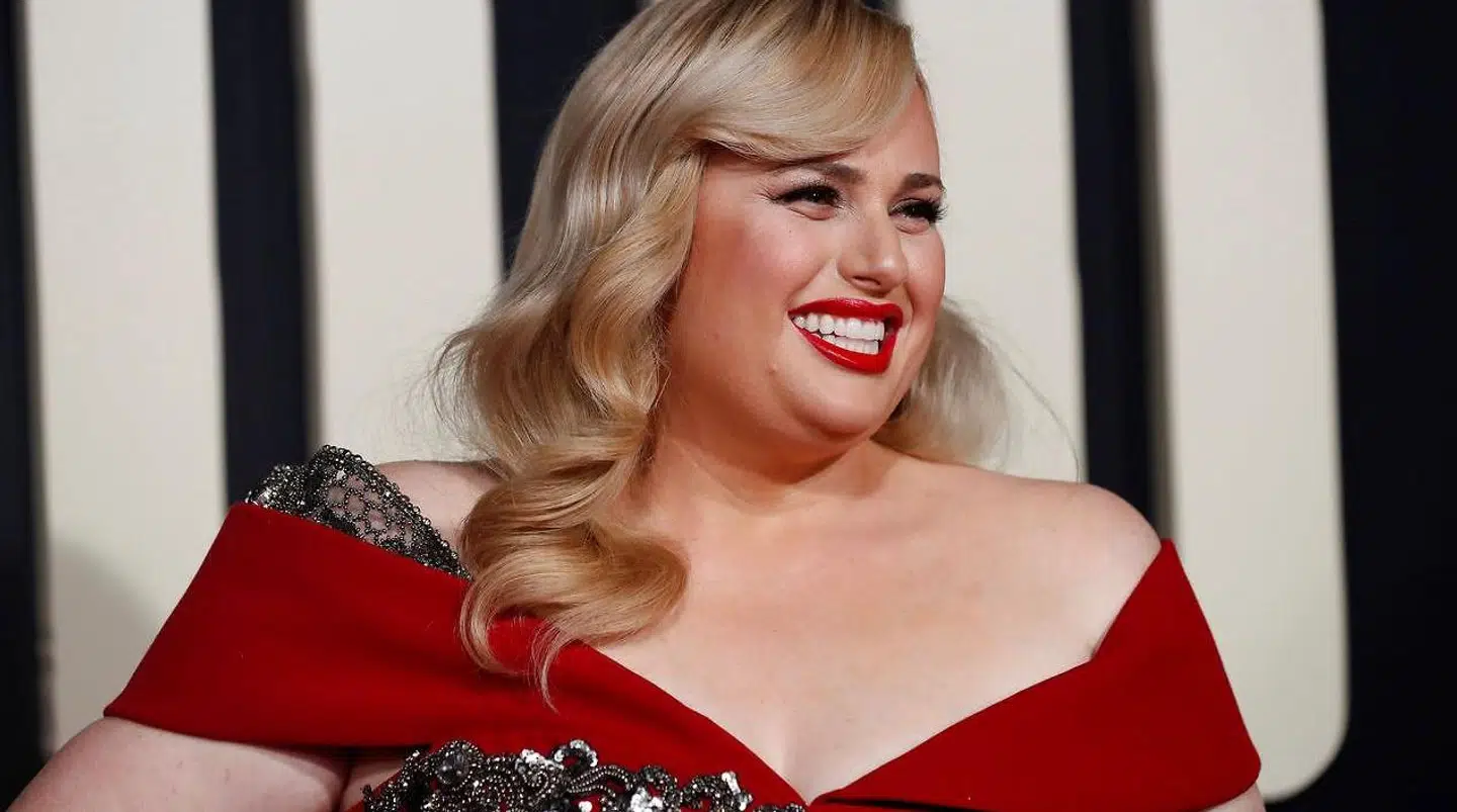 Rebel Wilson på den røde løber i oktober 2019.