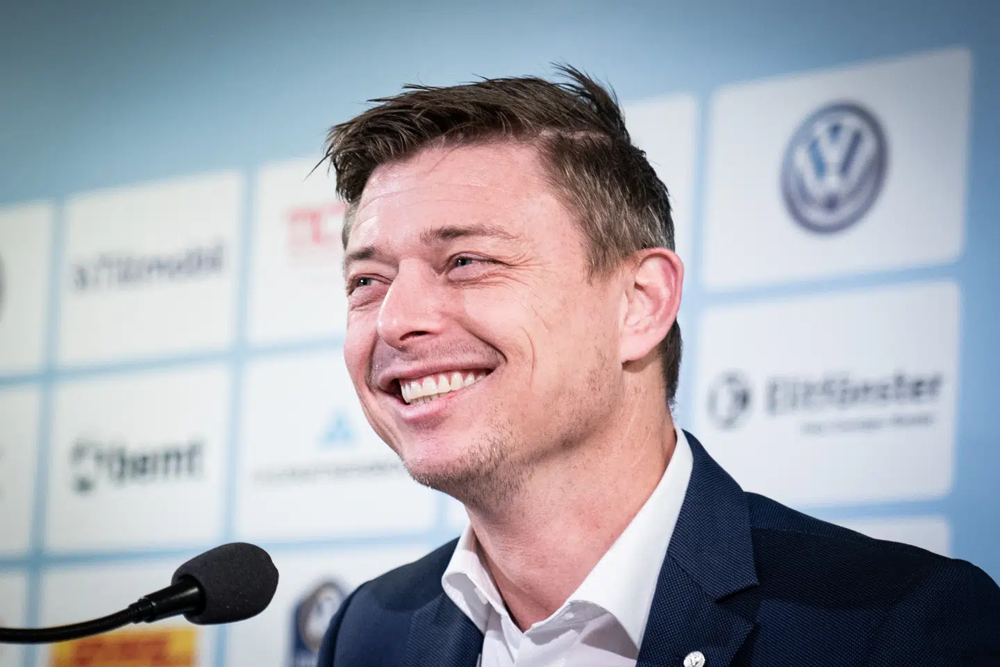 Jon Dahl Tomasson bliver præsenteret som cheftræner på et pressemøde hos Malmö FF i Malmø, søndag den 5. januar 2020. (Foto: Niels Christian Vilmann/Ritzau Scanpix)