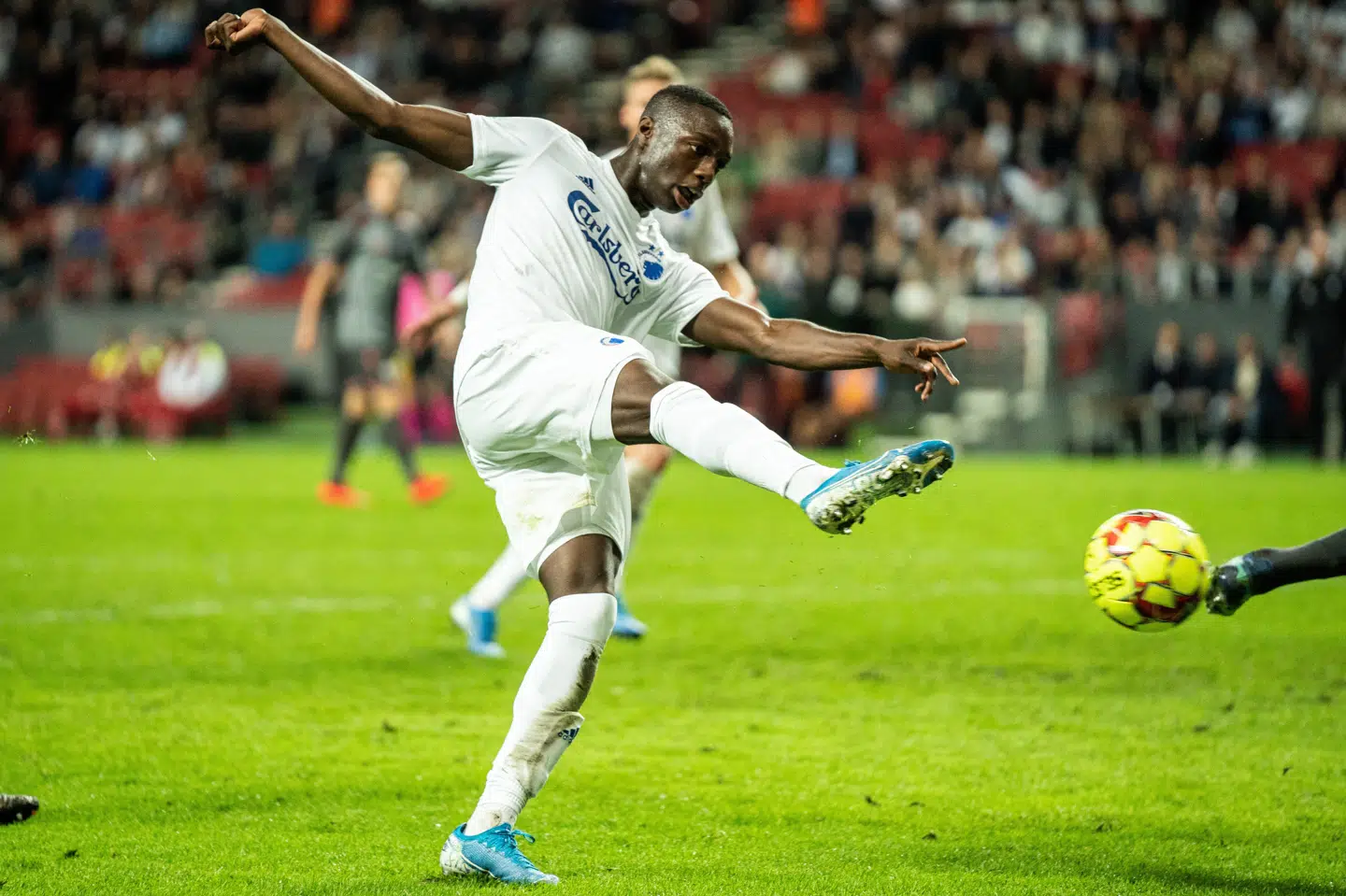 Mohamed Daramy har spillet 20 kampe og scoret tre mål for FC København på tværs af alle turneringer i efterårssæsonen. Niels Christian Vilmann/Ritzau Scanpix