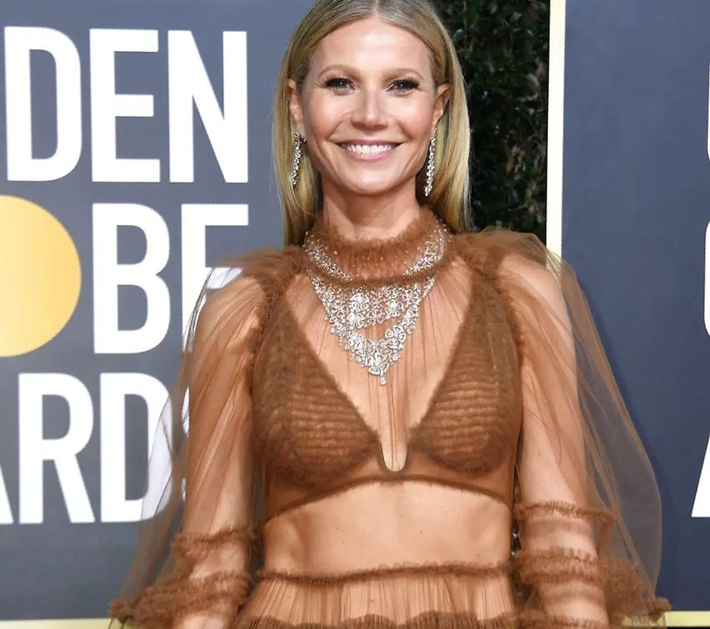 Gwyneth Paltrow i sin luftige kjole.