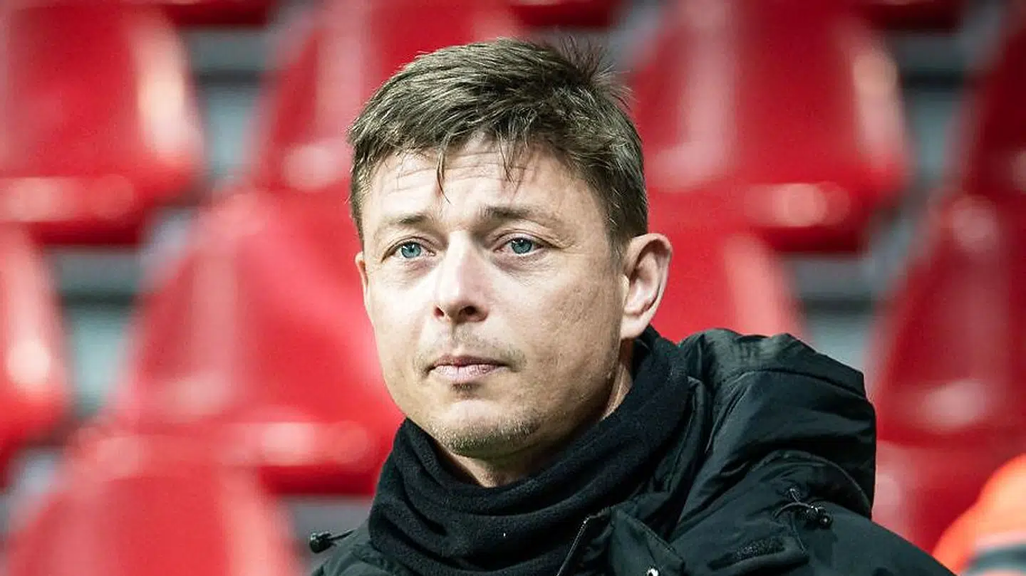 Assistenttræner Jon Dahl Tomasson under landsholdets træning i Parken i København torsdag den 14. november 2019. (Foto: Niels Christian Vilmann/Ritzau Scanpix)